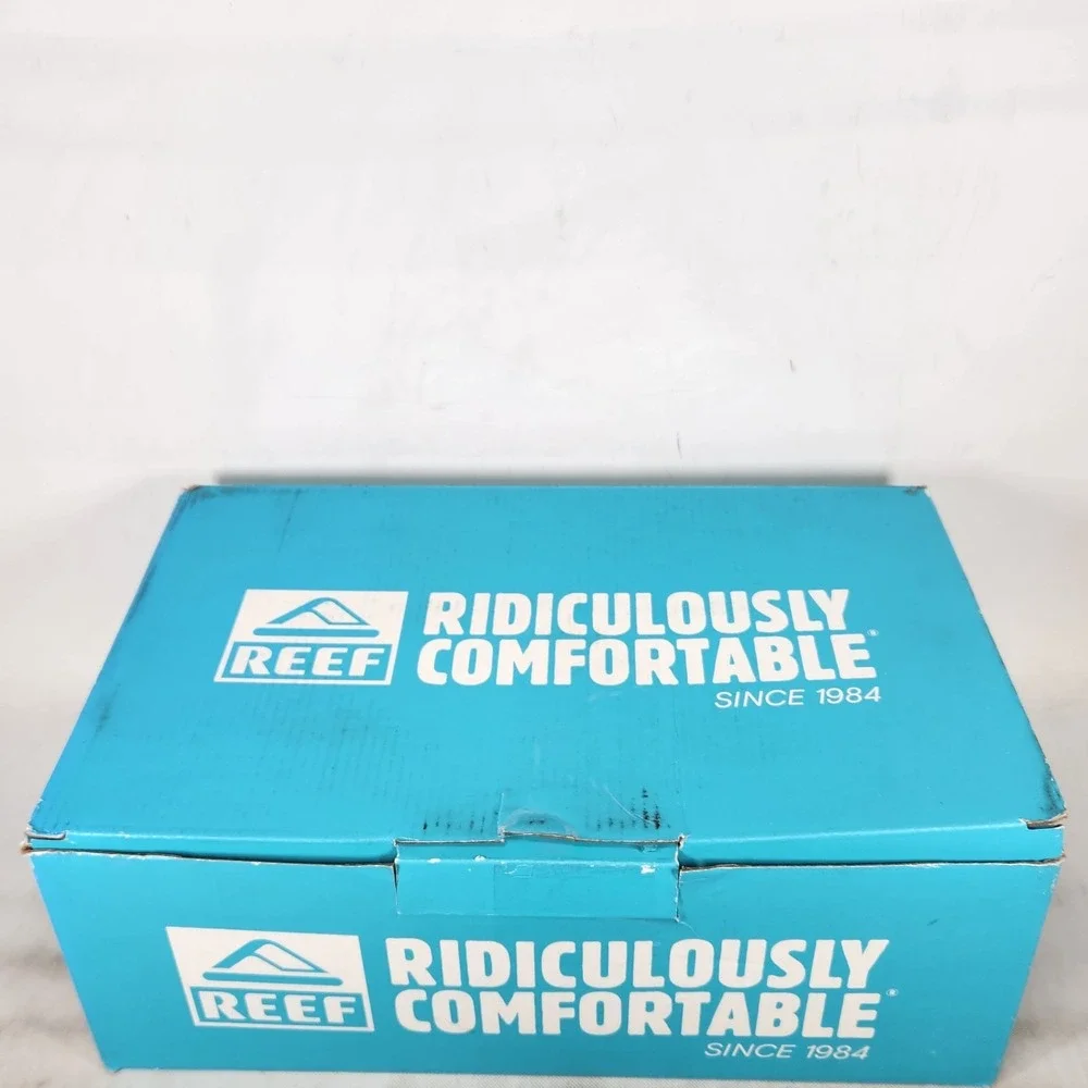 Reef Cushion Vista Hi Sandal Women Size 8 Black Platform Slide
